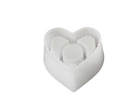 Molde silicona portavela CORAZON 